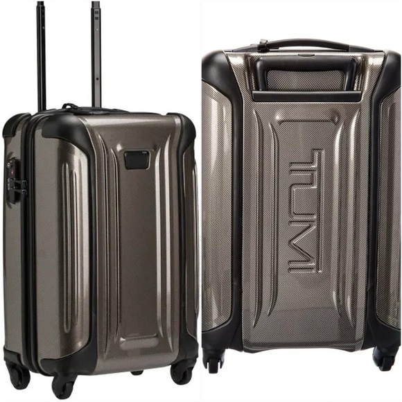 Tumi Vapor 22" International Carry-On
Hardcase Spinner Luggage Fossil NWT $675 - Picture 1 of 16